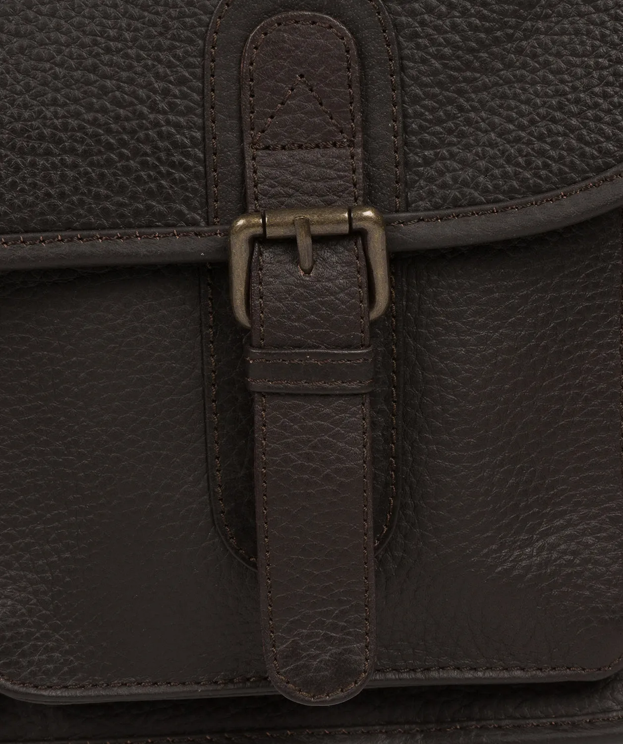 'Scott' Brown Leather Workbag