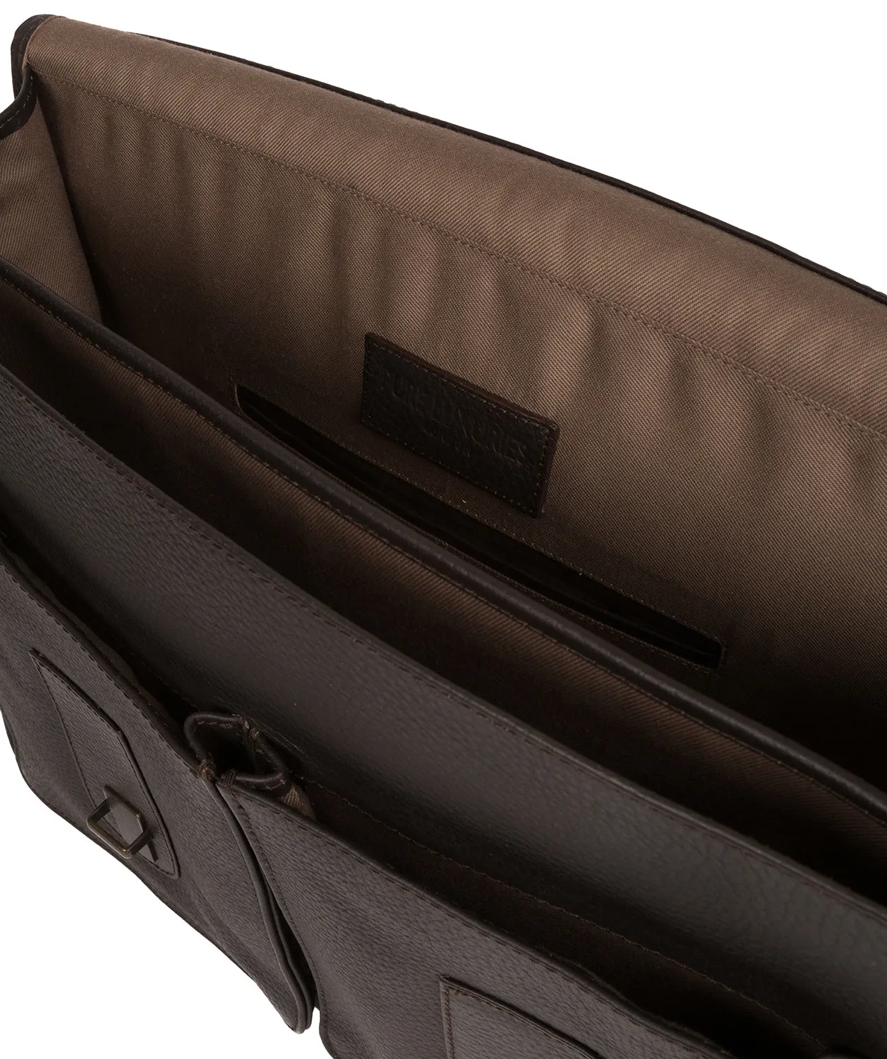 'Scott' Brown Leather Workbag