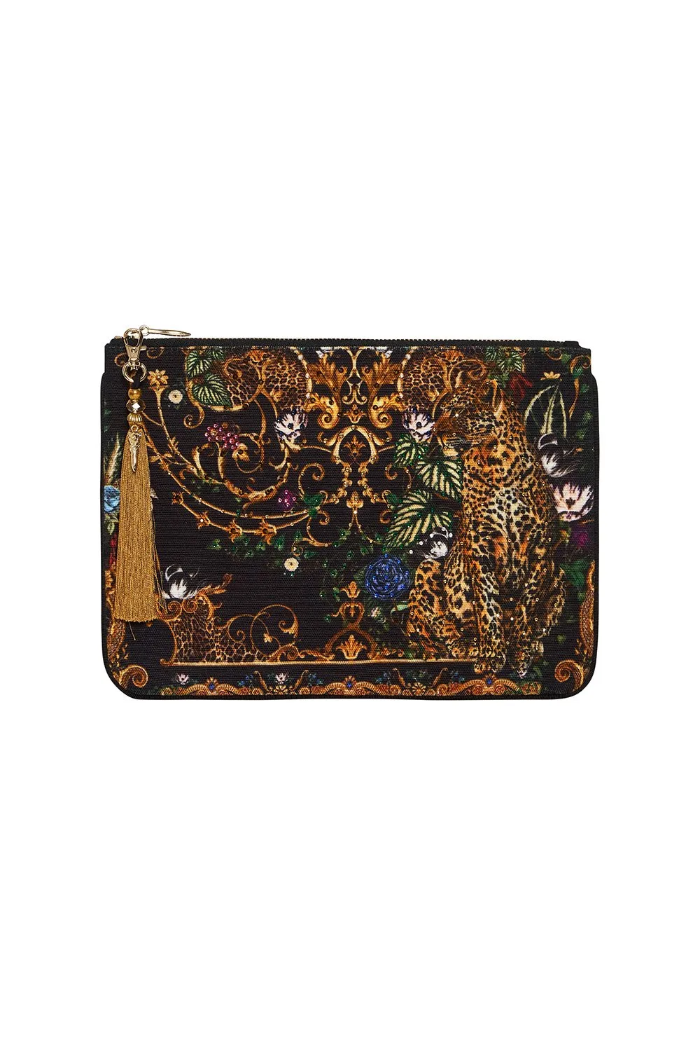 SMALL CANVAS CLUTCH STUDIO 54