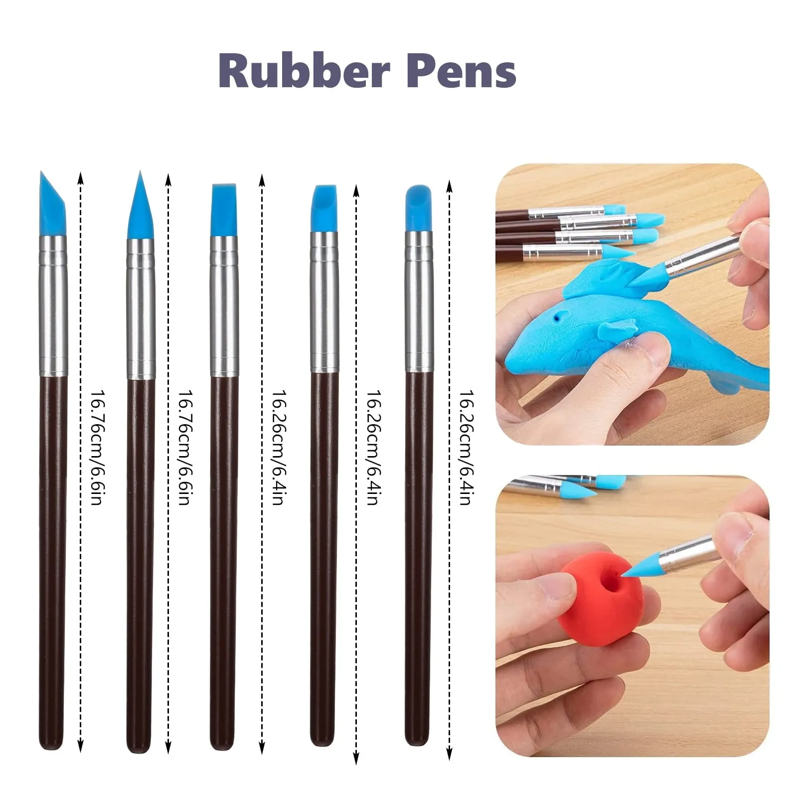 Taihexin 25 Pcs Molding Clay Tools Set, Polymer Sculpting Tools, Air Dry Clay Tool, Ceramic Molding for Kids and Adults, Pottery Craft, Baking, Carving, Drawing, Dotting, Modeling, Shaping