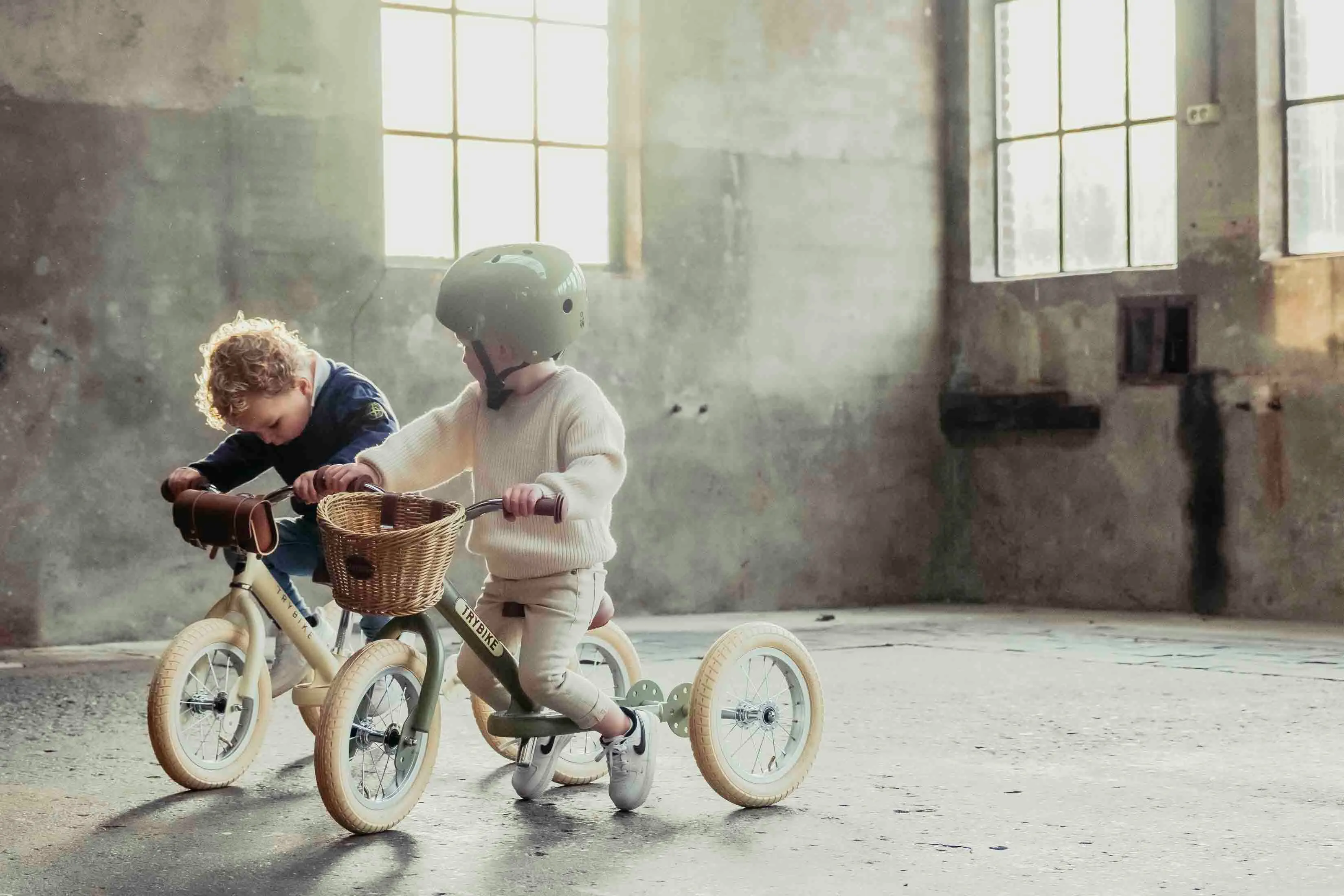 Trybike - Matte 2 In 1 Balance Trike - Vintage Green