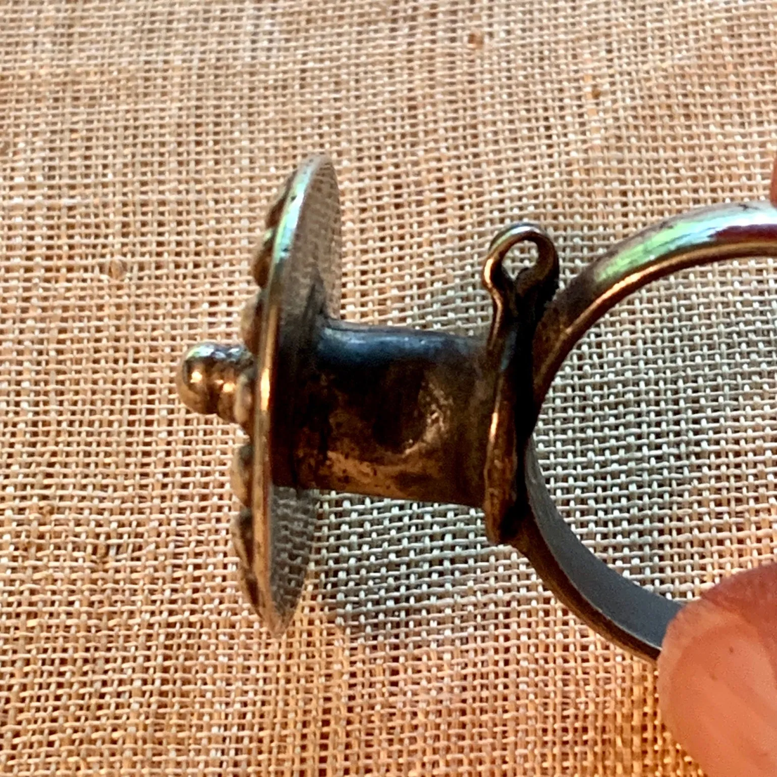 Unique Antique Silver Ring, India