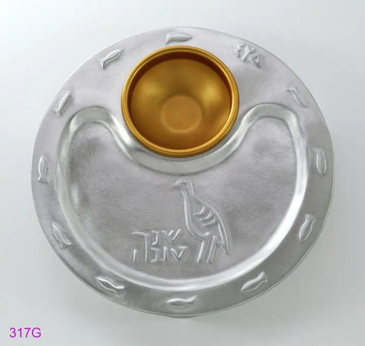 Unique Israeli Rosh Hashannah Plate Sets
