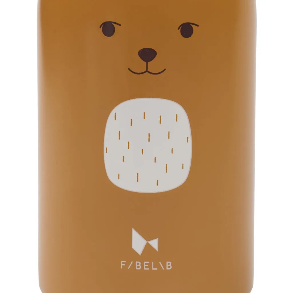 Water bottle - Small - Bear - Ochre