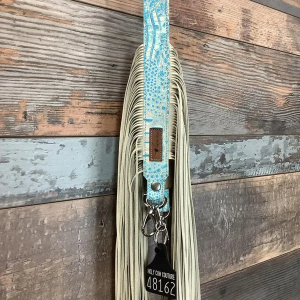 Western Mini Leather Fringe Strap 48" #48162
