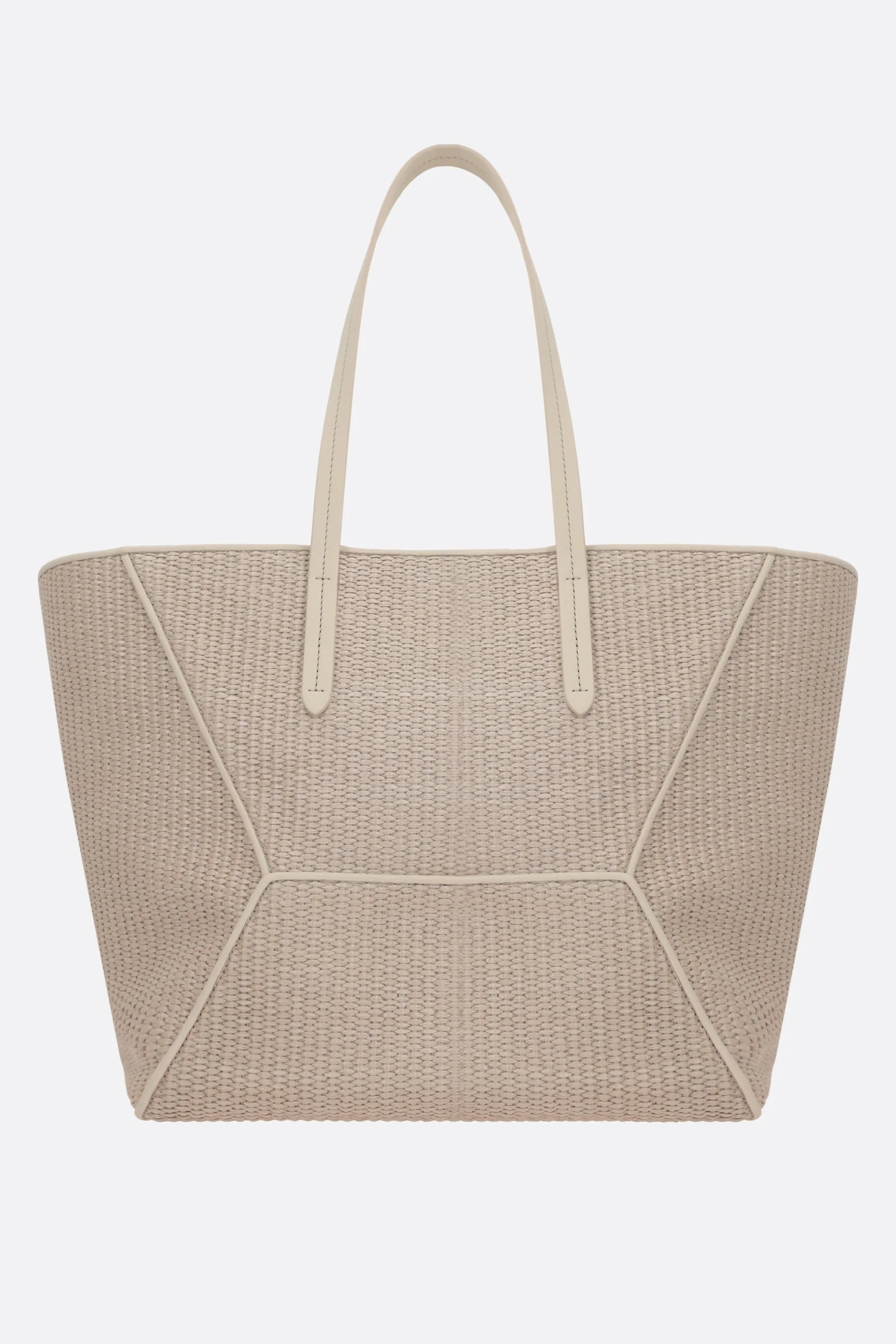 Woven Raffia Monili Shopping Bag