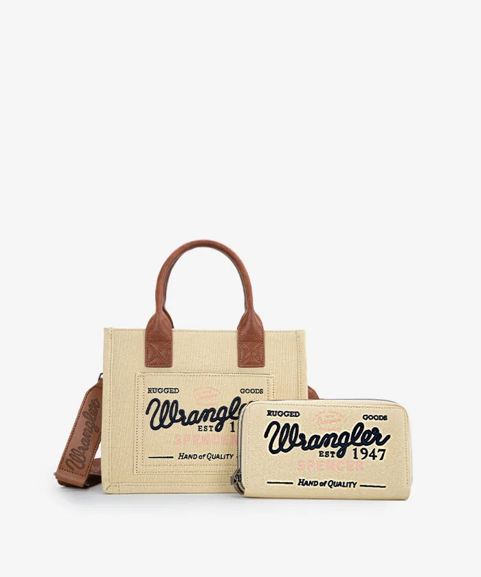 Wrangler Canvas Crossbody Bag Set